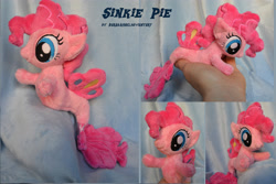 Size: 3872x2592 | Tagged: safe, artist:baraka1980, imported from derpibooru, pinkie pie, seapony (g4), my little pony: the movie, high res, irl, photo, plushie, seaponified, seapony pinkie pie, solo, species swap