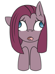 Size: 739x1000 | Tagged: safe, artist:lazerblues, imported from derpibooru, pinkie pie, pony, bust, derp, female, pinkamena diane pie, pinkie derp, portrait, simple background, solo, tongue out, transparent background