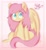 Size: 1050x1135 | Tagged: safe, artist:mellyssaleon, imported from derpibooru, fluttershy, pony, belly, female, heart eyes, looking at you, no pupils, sitting, smiling, solo, spread legs, spread wings, wingding eyes