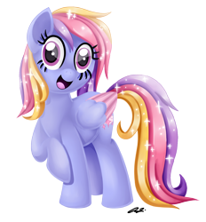 Size: 1246x1341 | Tagged: safe, artist:iheartjapan789, imported from derpibooru, oc, oc only, oc:glittering cloud, pony, female, mare, open mouth, raised hoof, simple background, solo, transparent background