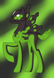 Size: 536x769 | Tagged: safe, artist:sunset-sunrize, imported from derpibooru, zygarde, pokémon, raised leg, solo