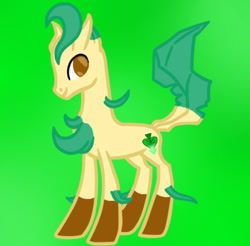 Size: 410x403 | Tagged: safe, artist:sunset-sunrize, imported from derpibooru, leafeon, pony, pokémon, ponified, simple background, solo