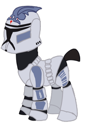 Size: 506x722 | Tagged: safe, artist:ripped-ntripps, imported from derpibooru, pony, clone, clone trooper, clone wars, ponified, simple background, solo, star wars, transparent background