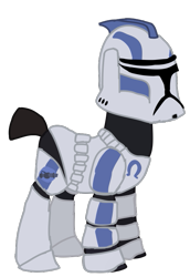 Size: 497x722 | Tagged: safe, artist:ripped-ntripps, imported from derpibooru, pony, clone, clone trooper, clone wars, ponified, simple background, solo, star wars, transparent background