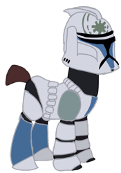 Size: 506x722 | Tagged: safe, artist:ripped-ntripps, imported from derpibooru, pony, clone, clone trooper, clone wars, ponified, simple background, solo, star wars, transparent background