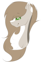 Size: 909x1377 | Tagged: safe, artist:mauuwde, imported from derpibooru, oc, oc only, pony, chest fluff, commission, female, green eyes, mare, simple background, solo, transparent background