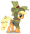 Size: 2628x3000 | Tagged: safe, artist:brony-works, imported from derpibooru, applejack, pony, luna eclipsed, female, high res, scarecrow, simple background, solo, transparent background, vector