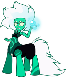 Size: 3777x4412 | Tagged: safe, artist:orin331, imported from derpibooru, centaur, gem pony, pony, taur, absurd resolution, fusion, gem, gem (race), gem fusion, jasper (mineral), magic, malachite (steven universe), mineral, multiple eyes, ponified, ponytaur, quartz, red striped jasper, solo, steven universe