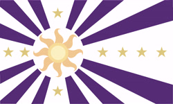 Size: 8333x5005 | Tagged: safe, imported from derpibooru, princess celestia, absurd resolution, celestia's cutie mark, cutie mark, flag, no pony, princess celestia's cutie mark, rising sun, solar empire, solo, sunburst background