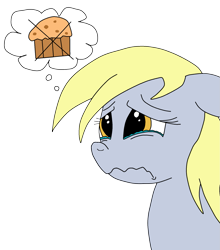 Size: 1705x1936 | Tagged: safe, artist:eagc7, imported from derpibooru, derpy hooves, pegasus, pony, crying, female, food, frown, mare, muffin, muffins fuel, no muffin, sad, simple background, solo, transparent background