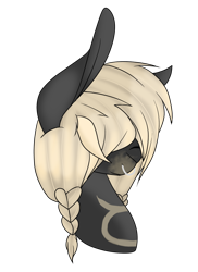 Size: 1008x1386 | Tagged: safe, artist:cyrinthia, imported from derpibooru, oc, oc only, oc:silent elegance, earth pony, pony, bust, female, mare, portrait, simple background, solo, transparent background