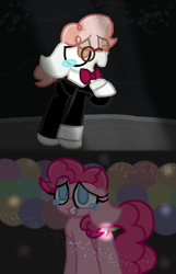 Size: 1102x1710 | Tagged: safe, artist:thefanficfanpony, imported from derpibooru, pinkie pie, svengallop, crying