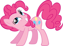 Size: 1023x744 | Tagged: safe, artist:rachel201611, imported from derpibooru, pinkie pie, female, simple background, smiling, solo, transparent background, vector