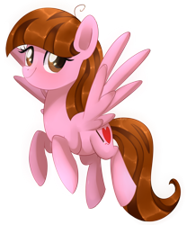 Size: 1024x1229 | Tagged: safe, artist:slasharu, imported from derpibooru, oc, oc only, oc:shyfly, pegasus, pony, female, flying, mare, simple background, solo, transparent background