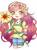 Size: 900x1215 | Tagged: safe, artist:fatoke, imported from derpibooru, gloriosa daisy, equestria girls, legend of everfree, female, flower, simple background, solo, white background