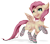 Size: 1950x1725 | Tagged: safe, artist:hamatte, imported from derpibooru, fluttershy, clothes, female, simple background, socks, solo, spread wings, striped socks, tongue out, transparent background
