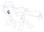 Size: 1614x1208 | Tagged: safe, artist:aafh, imported from derpibooru, applejack, female, monochrome, running, solo, traditional art