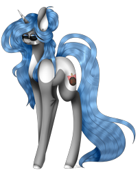 Size: 2635x3231 | Tagged: safe, artist:maximpy, artist:popcornhorns, deleted from derpibooru, imported from derpibooru, oc, oc only, oc:grace tea, pony, unicorn, female, high res, mare, simple background, solo, sunglasses, transparent background