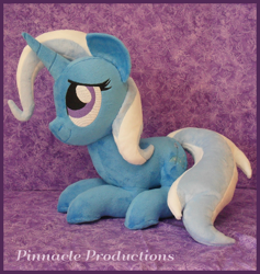 Size: 728x768 | Tagged: safe, artist:bluedragonflyplush, imported from derpibooru, trixie, pony, unicorn, cropped, female, irl, mare, photo, plushie, solo