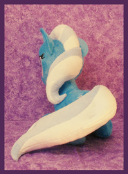 Size: 287x388 | Tagged: safe, artist:bluedragonflyplush, imported from derpibooru, trixie, pony, unicorn, cropped, female, irl, mare, photo, plushie, solo