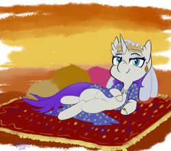 Size: 3279x2893 | Tagged: safe, artist:helloiamyourfriend, imported from derpibooru, rarity, persian, belly dancer, bracelet, colored sketch, ear piercing, earring, female, hoof ring, jewelry, necklace, piercing, rarity wears human jewelry, regalia, safavid dynasty, solo, tiara, veil