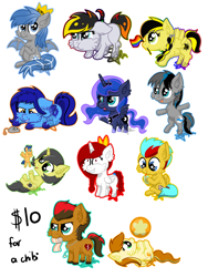 Size: 1500x2000 | Tagged: safe, artist:saturnstar14, imported from derpibooru, princess luna, oc, chibi