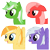 Size: 2268x2268 | Tagged: safe, artist:joey, imported from derpibooru, oc, oc only, oc:comment, oc:downvote, oc:favourite, oc:upvote, alicorn, earth pony, pegasus, pony, unicorn, derpibooru, .svg available, april fools, april fools 2017, arrow, bust, collage, derpibooru ponified, female, floppy ears, frown, group, hairclip, icon, mare, meta, open mouth, ponified, portrait, quartet, ribbon, side view, simple background, smiling, solo, speech bubble, spread wings, stars, svg, symbol, transparent background, vector, wings