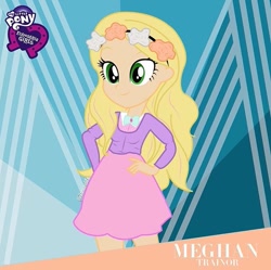 Size: 639x637 | Tagged: artist needed, safe, imported from derpibooru, equestria girls, blonde hair, clothes, equestria girls-ified, hand on hip, headband, instagram, meghan trainor