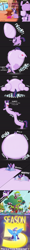 Size: 2376x19529 | Tagged: safe, artist:tofer18, imported from derpibooru, trixie, twilight sparkle, alicorn, balloon pony, inflatable pony, pony, unicorn, absurd resolution, backfire, belly, big belly, blimp, blowing, book, comic, deflation, female, horn inflation, huge belly, impossibly large belly, inflatable, inflation, mare, muffled moaning, puffy cheeks, race swap, spherical inflation, stretching, stretchy, the three caballeros, thighs, thunder thighs, trixiecorn, turning blue, twiblimp sparkle, twilight sparkle (alicorn)
