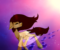 Size: 1024x865 | Tagged: safe, artist:lunicangel, imported from derpibooru, oc, oc only, oc:j, artificial wings, augmented, flying, magic, magic wings, solo, wings