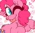 Size: 1272x1201 | Tagged: safe, artist:vanillaboi, imported from derpibooru, pinkie pie, pony, female, one eye closed, solo, tongue out, wink