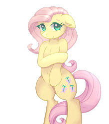 Size: 712x812 | Tagged: safe, artist:tuxisthename, imported from derpibooru, fluttershy, pegasus, pony, belly button, bipedal, cute, female, floppy ears, looking at you, mare, shyabetes, simple background, solo, transparent background