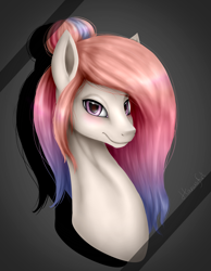 Size: 2800x3600 | Tagged: safe, artist:hanusart, imported from derpibooru, oc, oc only, pony, bust, female, mare, portrait, solo