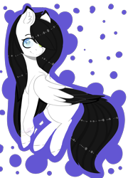 Size: 1294x1794 | Tagged: safe, artist:ohsushime, imported from derpibooru, oc, oc only, oc:oreo, pegasus, pony, female, mare, solo