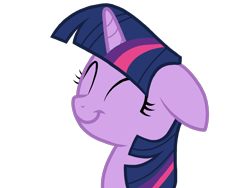 Size: 2048x1536 | Tagged: safe, artist:prismaticstars, imported from derpibooru, twilight sparkle, alicorn, pony, bust, eyes closed, female, mare, portrait, simple background, smiling, solo, transparent background, vector