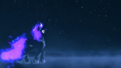 Size: 1280x720 | Tagged: safe, artist:waltervd, imported from derpibooru, oc, oc only, oc:king cosmos, alicorn, pony, 3d, alicorn oc, male, mmd, solo, stallion, stars