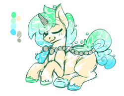 Size: 2441x1901 | Tagged: safe, artist:ruef, imported from derpibooru, oc, oc only, original species, pond pony, solo