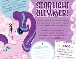 Size: 527x406 | Tagged: safe, imported from derpibooru, starlight glimmer, pony, unicorn, all about x, annual, female, mare, my little pony annual, my little pony annual 2018, official, text, wall of text