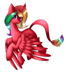 Size: 1265x1384 | Tagged: safe, artist:alithecat1989, imported from derpibooru, oc, oc only, oc:apple dash, alicorn, pony, alicorn oc, female, mare, simple background, solo, transparent background