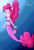 Size: 1000x1450 | Tagged: safe, artist:liniitadash23, imported from derpibooru, pinkie pie, mermaid, equestria girls, my little pony: the movie, alternate hairstyle, bandeau, belly button, clothes, cute, diapinkes, eyes closed, female, fins, mermaid tail, mermaidized, midriff, ponied up, pony ears, seapony pinkie pie, show accurate, smiling, solo, underwater