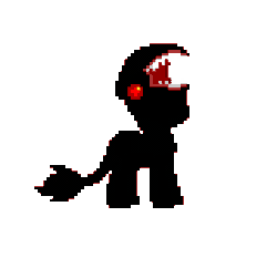 Size: 267x249 | Tagged: safe, artist:tiorafajp2, imported from derpibooru, oc, unnamed oc, earth pony, monster pony, pony town, animated, gif, monster