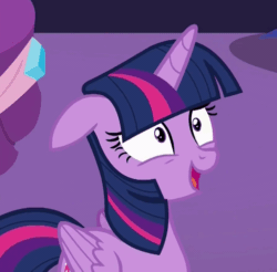 Size: 510x502 | Tagged: safe, imported from derpibooru, screencap, twilight sparkle, alicorn, pony, celestial advice, animated, female, gif, laughing, loop, nervous laugh, twilight sparkle (alicorn)