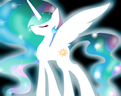 Size: 9000x7120 | Tagged: safe, artist:samantha062104, imported from derpibooru, princess celestia, alicorn, pony, absurd resolution, eyes closed, female, mare, solo, spread wings, wings