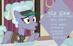 Size: 1054x664 | Tagged: safe, edit, edited screencap, imported from derpibooru, screencap, clarity cut, all bottled up, jeweler pony