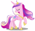 Size: 9714x8663 | Tagged: safe, artist:bronyvectors, imported from derpibooru, princess cadance, absurd resolution, eyes closed, female, raised hoof, simple background, solo, transparent background, vector