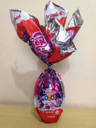 Size: 506x678 | Tagged: safe, imported from derpibooru, twilight sparkle, alicorn, pony, brazil, chocolate, easter, easter egg, food, irl, kinder egg, photo, portuguese, toy, translated in the comments, twilight sparkle (alicorn)