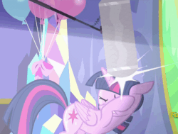 Size: 668x505 | Tagged: safe, edit, edited screencap, imported from derpibooru, screencap, twilight sparkle, alicorn, pony, celestial advice, season 7, abuse, animated, boom mic, extreme speed animation, female, gif, microphone, seizure warning, solo, twilight sparkle (alicorn), twilybuse