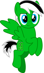 Size: 1024x1683 | Tagged: safe, artist:jeremeymcdude, imported from derpibooru, oc, oc only, oc:rick "dash" witt, pegasus, pony, male, show accurate, simple background, solo, transparent background, vector