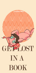 Size: 750x1500 | Tagged: safe, artist:vogelchan, imported from derpibooru, pinkie pie, earth pony, pony, book, female, solo