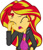 Size: 208x242 | Tagged: safe, edit, imported from derpibooru, sunset shimmer, comic:a new change, equestria girls, bad edit, implied mood swing, pregnant, pregnant edit